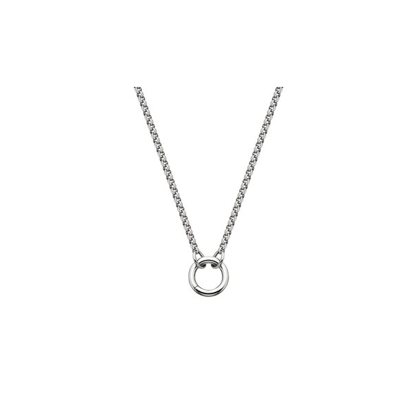 Sterling Silver 12MM Round with Rolo Chain Woelk's House of Diamonds Russell, KS