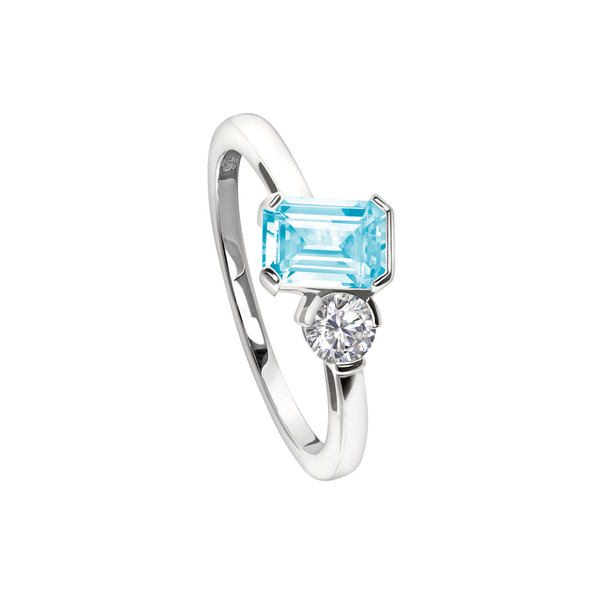 March Birthstone Ring Woelk's House of Diamonds Russell, KS
