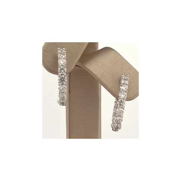 Diamond Hoop Earrings Woelk's House of Diamonds Russell, KS