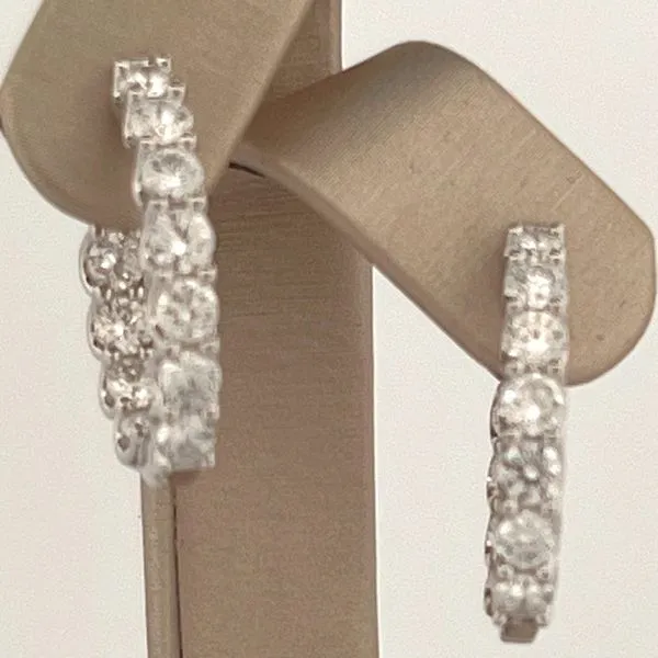 Diamond Hoop Earrings Woelk's House of Diamonds Russell, KS