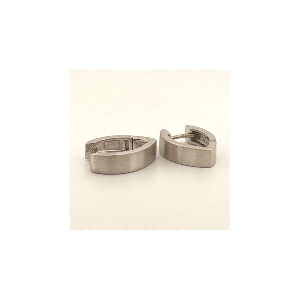 Silver Huggie Earring Woelk's House of Diamonds Russell, KS