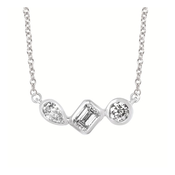 Lab Grown Diamond Silver Pendant Woelk's House of Diamonds Russell, KS