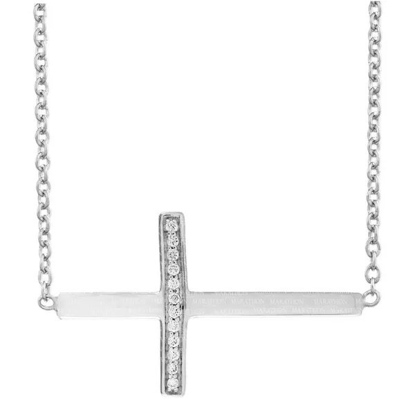 Sterling Silver Sideways Cross Woelk's House of Diamonds Russell, KS