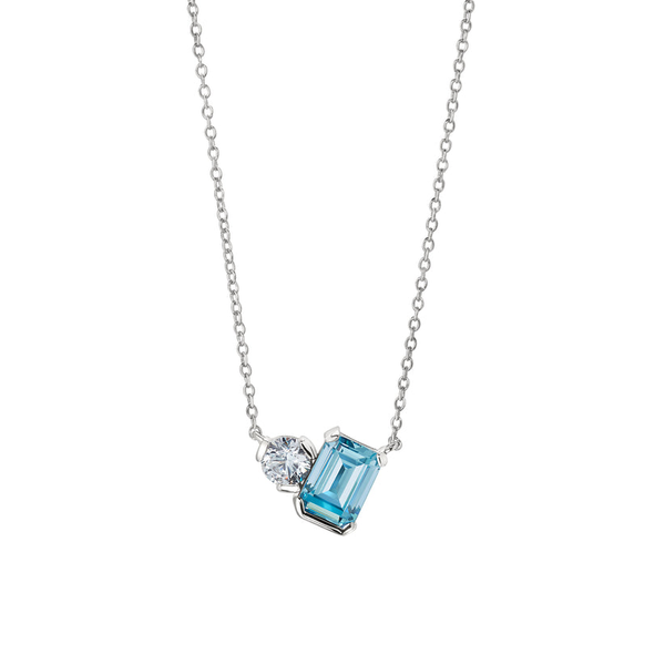March Birthstone Necklace Woelk's House of Diamonds Russell, KS