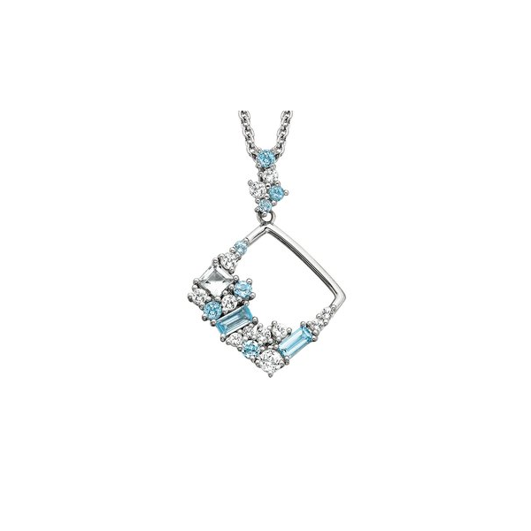 Sterling Silver Topaz Pendant Woelk's House of Diamonds Russell, KS