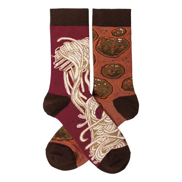 SPAGHETTIE & MEATBALLS SOCKS Woelk's House of Diamonds Russell, KS