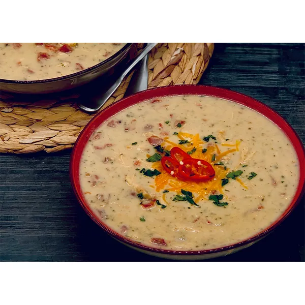 CHICKEN ENCHILADA SOUP Image 2 Woelk's House of Diamonds Russell, KS