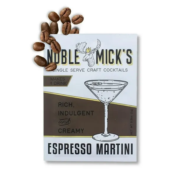 Espresso Martini - Single Serve Packet Craft Cocktail Mix Woelk's House of Diamonds Russell, KS