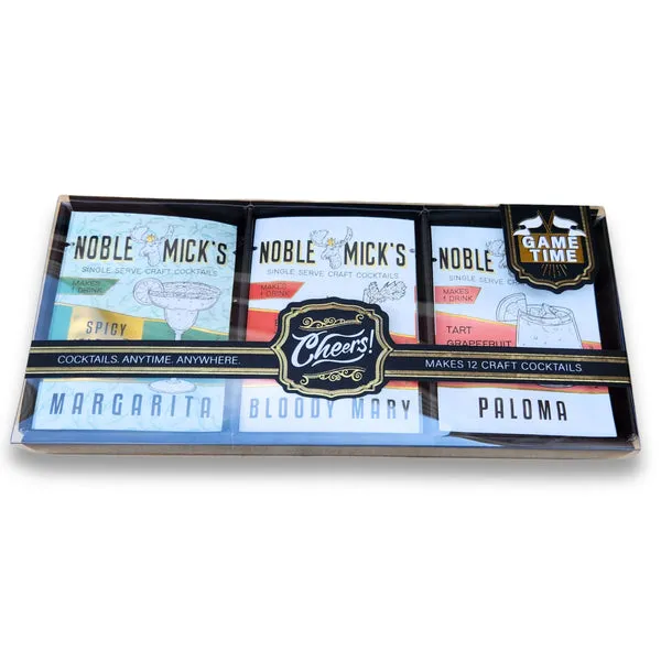 Game Time Craft Cocktail Gift Set Package Woelk's House of Diamonds Russell, KS