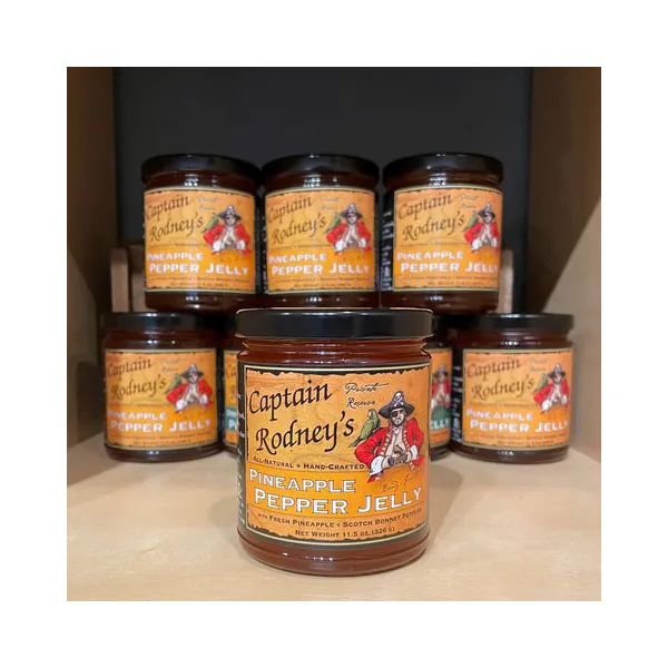 Pineapple Pepper Jelly 11.5oz Woelk's House of Diamonds Russell, KS