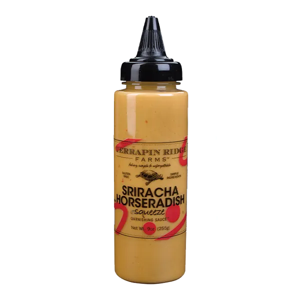 Siracha Horseradish Garnisihing Squeeze Woelk's House of Diamonds Russell, KS