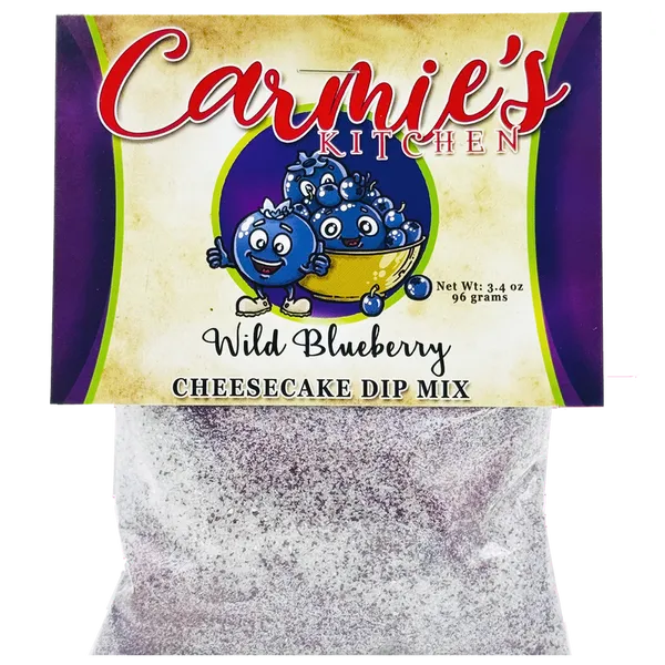 Wild Blueberry Cheesecake Dip Mix Woelk's House of Diamonds Russell, KS