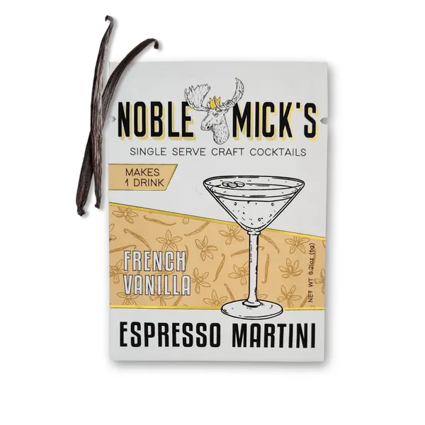 Noble Micks French Vanilla Espresso Martini Woelk's House of Diamonds Russell, KS