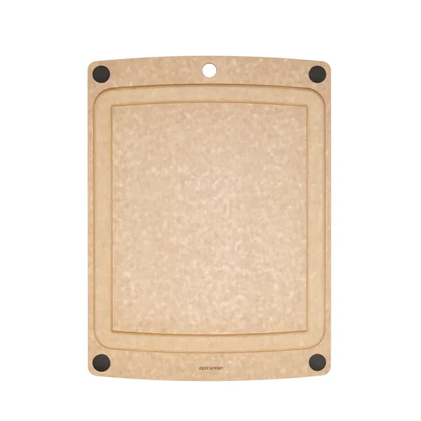 All-In-One 14.5 x 11.25 Natural w/black Buttons Cutting Board Woelk's House of Diamonds Russell, KS