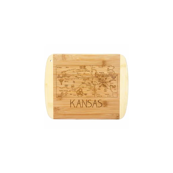 Slice of Life Kansas - Cutting Board Woelk's House of Diamonds Russell, KS