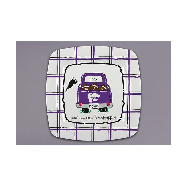 KANSAS ST MEL TRUCK SQUARE PLATE similar item image