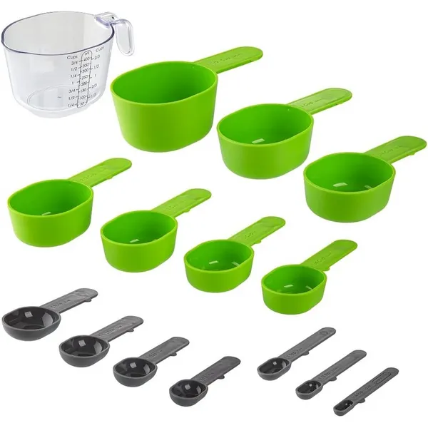 Prep Solutions 15 piece Magnetic Measuring Cups and Spoons Set - 8 Cups - 7 Spoons Image 2 Woelk's House of Diamonds Russell, KS