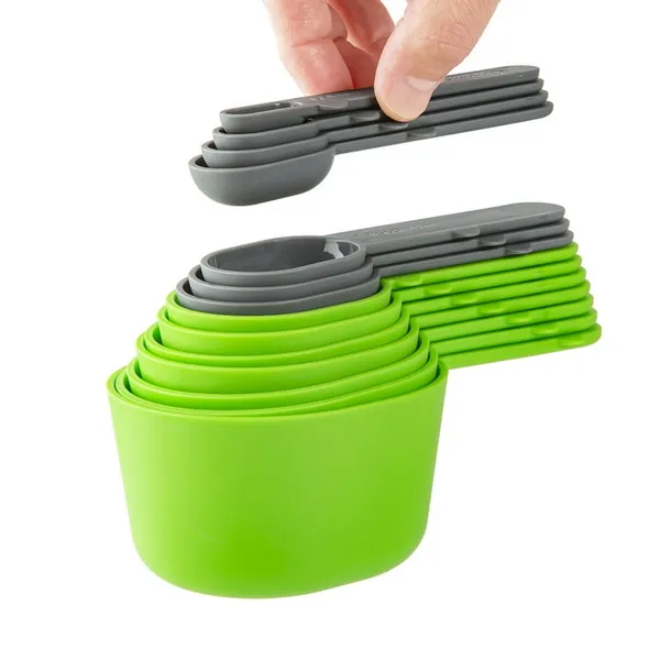 Prep Solutions 15 piece Magnetic Measuring Cups and Spoons Set - 8 Cups - 7 Spoons Image 3 Woelk's House of Diamonds Russell, KS