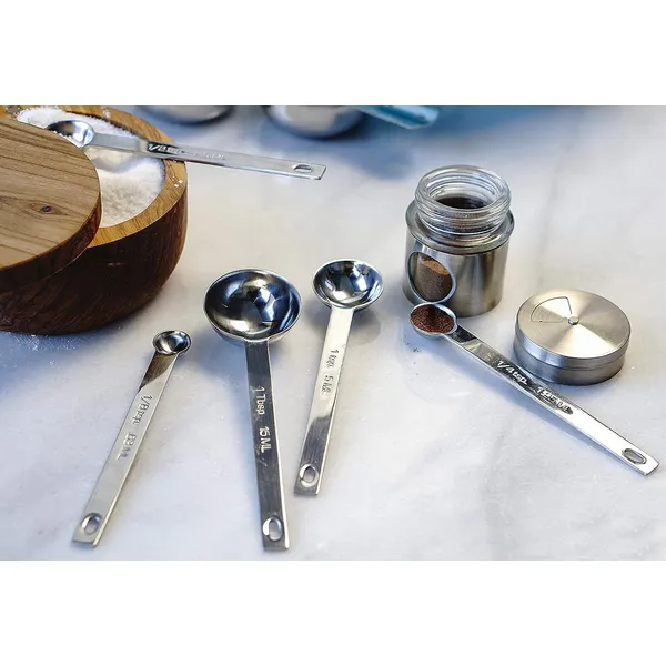 RSVP International Endurance Measuring Spoons, Round, Stainless Steel Large Image 2 Woelk's House of Diamonds Russell, KS