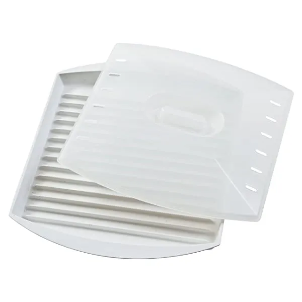 Progressive International Prep Solutions Microwavable Bacon Grill, White, 1 Piece with Lid Woelk's House of Diamonds Russell, KS