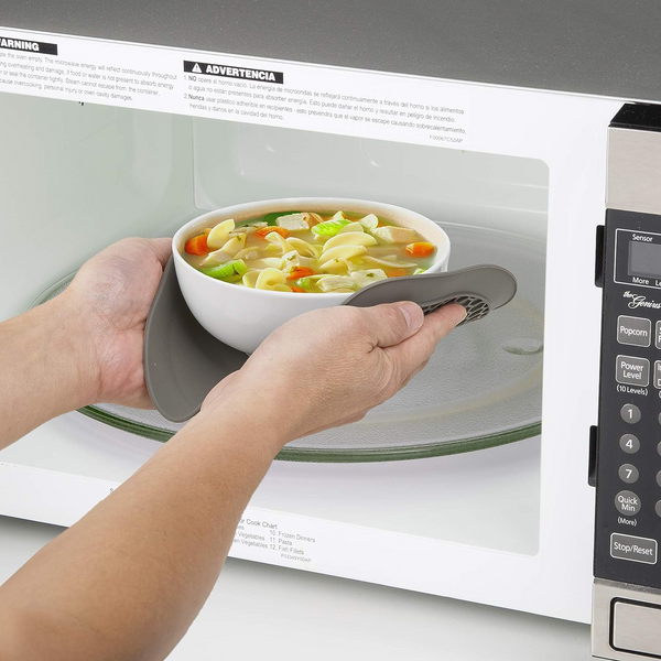 PrepSolutions Compact Microwave Multi-Mat, 9.5 Inches, Gray Image 2 Woelk's House of Diamonds Russell, KS