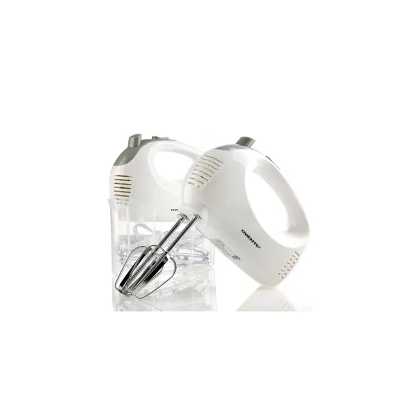 Ovente 5-Speed Han Mixer with Sturdy Snap-on Storage Case - White Woelk's House of Diamonds Russell, KS