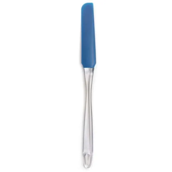SILICONE JAR/ICING SPATULA-BLUE Woelk's House of Diamonds Russell, KS