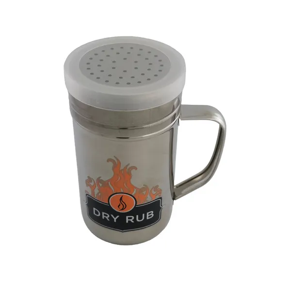 Outset Stainless Steel Dry Rub Shaker with Lid 13oz Woelk's House of Diamonds Russell, KS