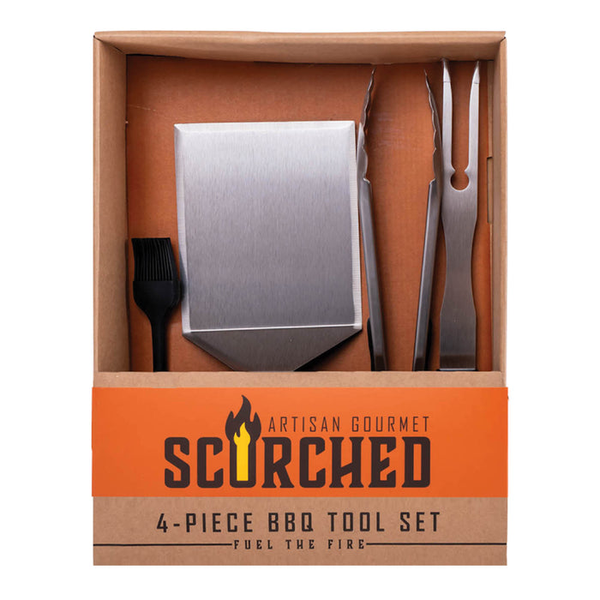 4-Piece BBQ Tool Set Woelk's House of Diamonds Russell, KS