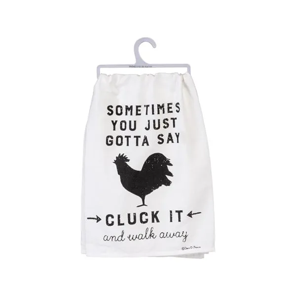 Kitchen Towel - Cluck It Woelk's House of Diamonds Russell, KS