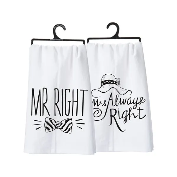 Kitchen Towel - Mr. Mrs. Woelk's House of Diamonds Russell, KS