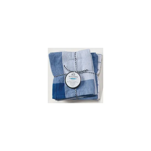 True Blue Tea Towel 3PC Set Woelk's House of Diamonds Russell, KS