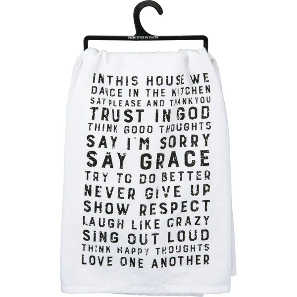 Kitchen Towel - This House Woelk's House of Diamonds Russell, KS