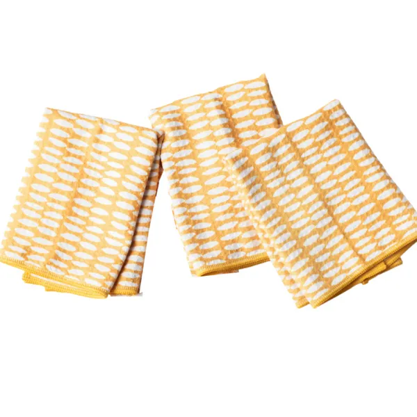 Mighty Mini Towel (Set of 3) - Beans Yellow Woelk's House of Diamonds Russell, KS