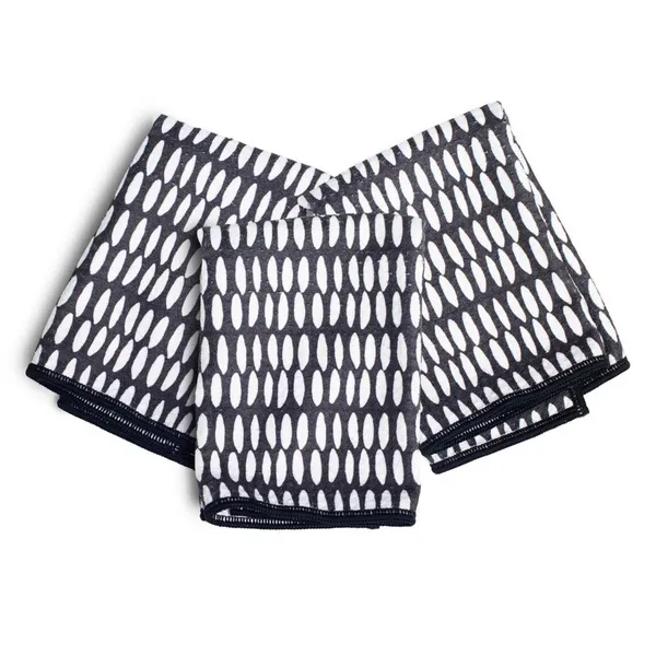 Mighty Mini Towel (Set of 3) - Beans Black Woelk's House of Diamonds Russell, KS