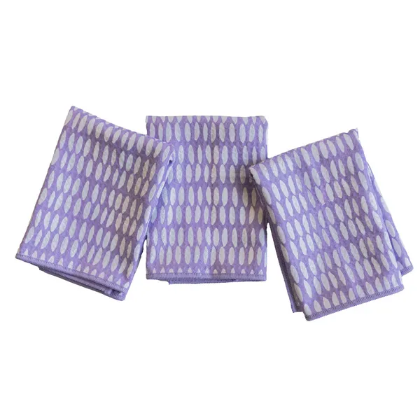 Mighty Mini Towel (Set of 3) - Beans in Lilac Woelk's House of Diamonds Russell, KS
