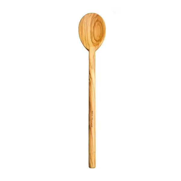 Olive Wood - Plain Cureved Spoon, 12