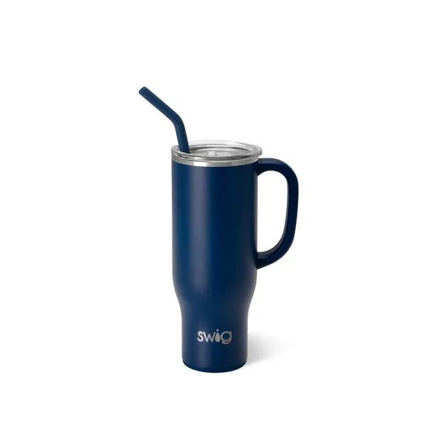 Swig Navy Mega Mug 30oz Woelk's House of Diamonds Russell, KS