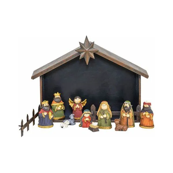 NORTH STAR NATIVITY SET Woelk's House of Diamonds Russell, KS