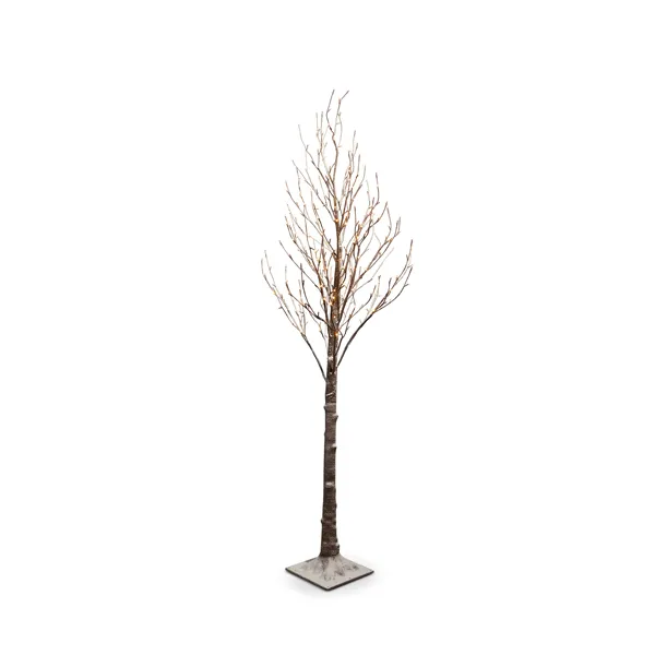 7' LIGHTED SNOWY TREE Woelk's House of Diamonds Russell, KS