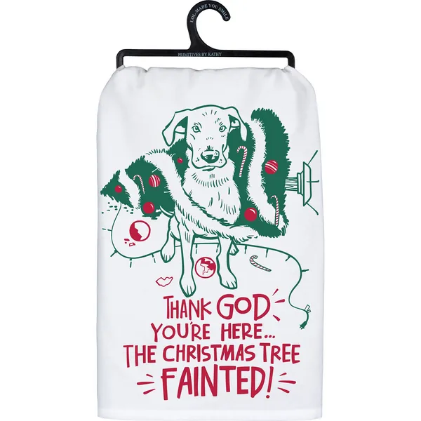 Kitchen Towel - Tree Fainted Woelk's House of Diamonds Russell, KS