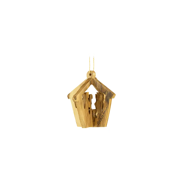 3D Nrnament Nativity and HOly Family and Shepherds Woelk's House of Diamonds Russell, KS