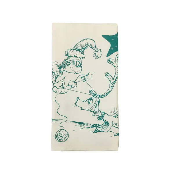 Grinch Vintage Max and Grinch Towel Woelk's House of Diamonds Russell, KS