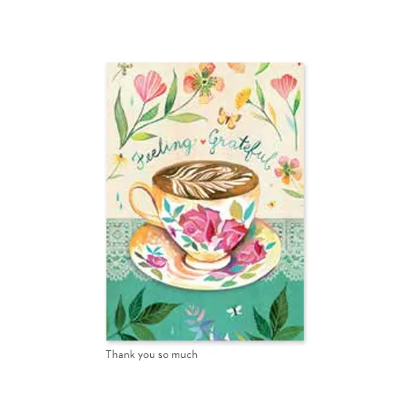 Cappuccino, Thank you Card Woelk's House of Diamonds Russell, KS