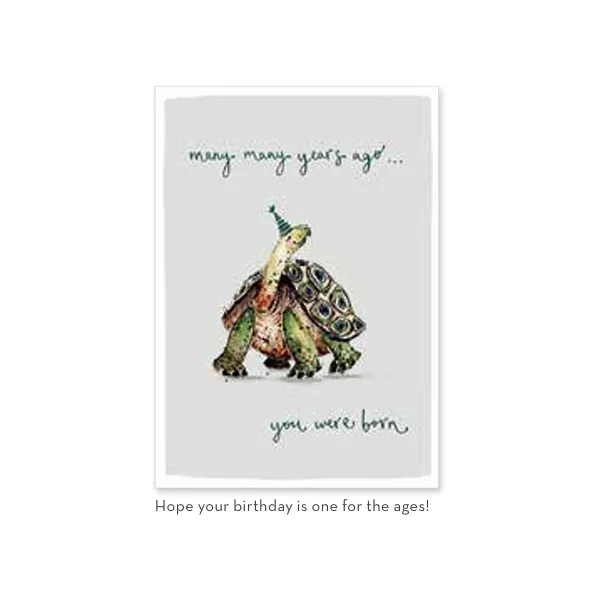 Tortoise Birthday Card Woelk's House of Diamonds Russell, KS