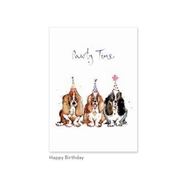 Pawty Time Hounds BDAY Card Woelk's House of Diamonds Russell, KS