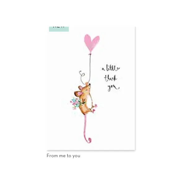 Mouse Than You Card Woelk's House of Diamonds Russell, KS