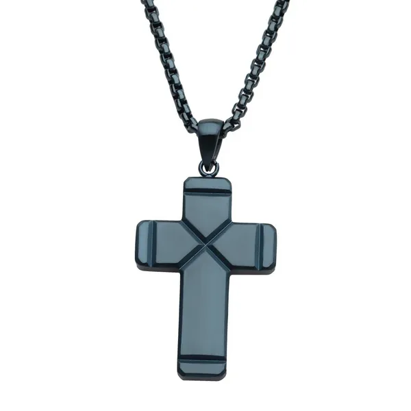Stainless Steel Cross Woelk's House of Diamonds Russell, KS
