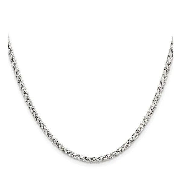 Gent's White Stainlesssteel Wheat Chain Woelk's House of Diamonds Russell, KS