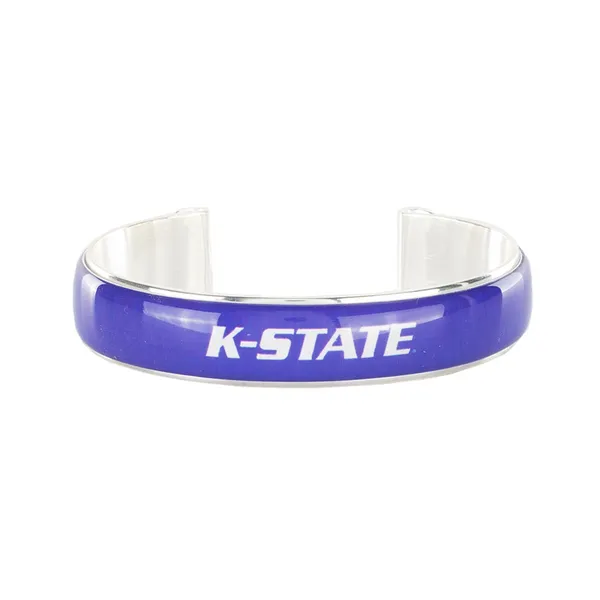 NCAA ART DECO .5 CUFF - KANSAS STATE UNIVERSITY GOLD